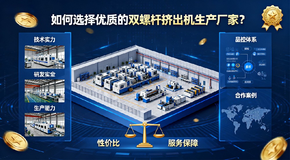 如何選擇優(yōu)質(zhì)的雙螺桿擠出機(jī)生產(chǎn)廠家？