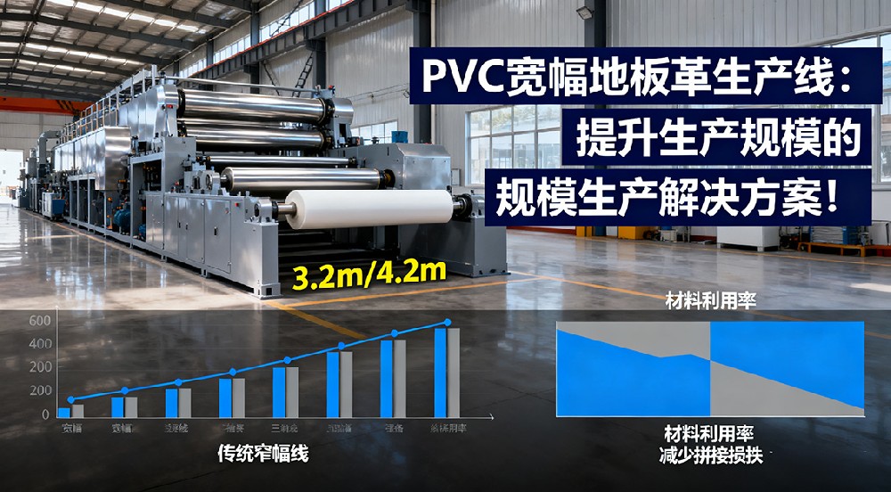 PVC寬幅地板革生產(chǎn)線：提升生產(chǎn)規(guī)模的理想選擇！